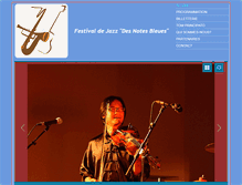 Tablet Screenshot of notes-bleues.com